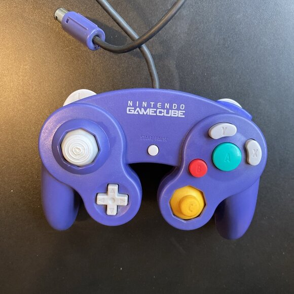 Genuine OEM Nintendo GameCube Controller DOL-003 Indigo Purple Edition Tested! - Picture 1 of 6